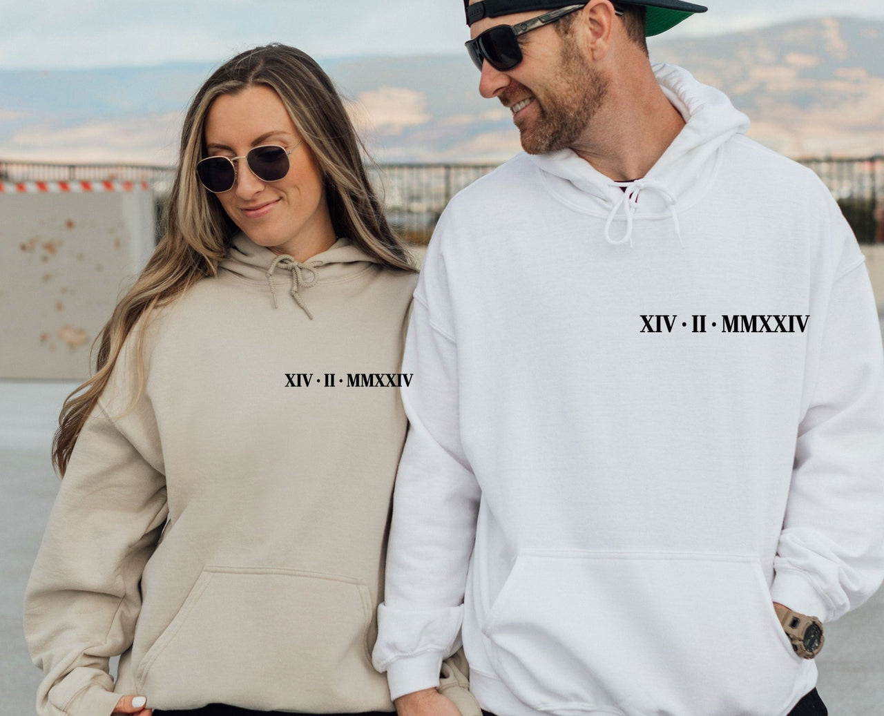 Roman Numeral Hoodie - lismoreboutique - Hoodie - couple_hoodie