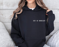 Thumbnail for Roman Numeral Hoodie - lismoreboutique - Hoodie - couple_hoodie