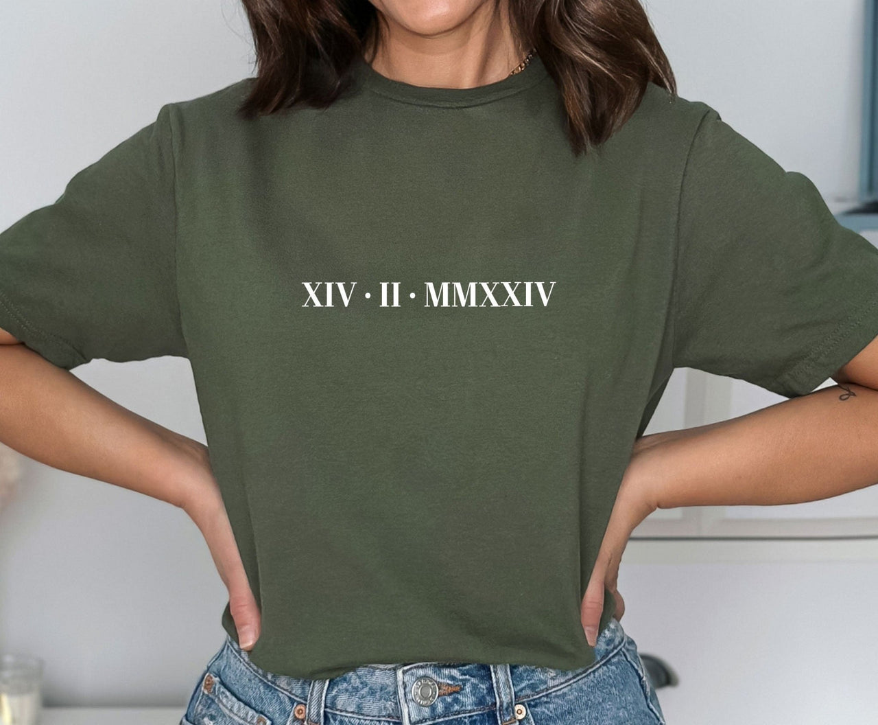 Roman Numeral Tshirt - lismoreboutique - Unisex T-Shirt - bridal_t_shirt