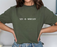 Thumbnail for Roman Numeral Tshirt - lismoreboutique - Unisex T-Shirt - bridal_t_shirt