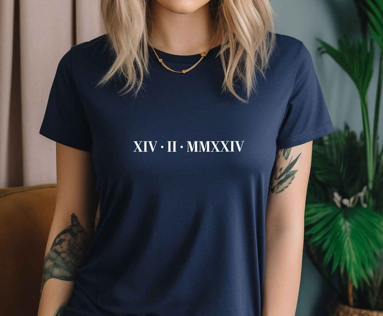 Roman Numeral Tshirt - lismoreboutique - Unisex T-Shirt - bridal_t_shirt