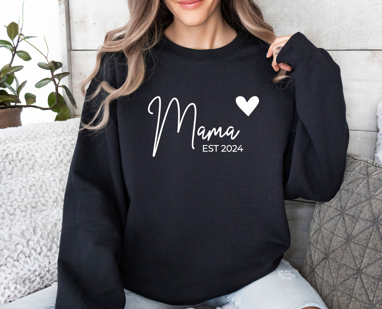 New Mama Sweatshirt - lismoreboutique - Sweatshirt - Custom_Mum_Jumper