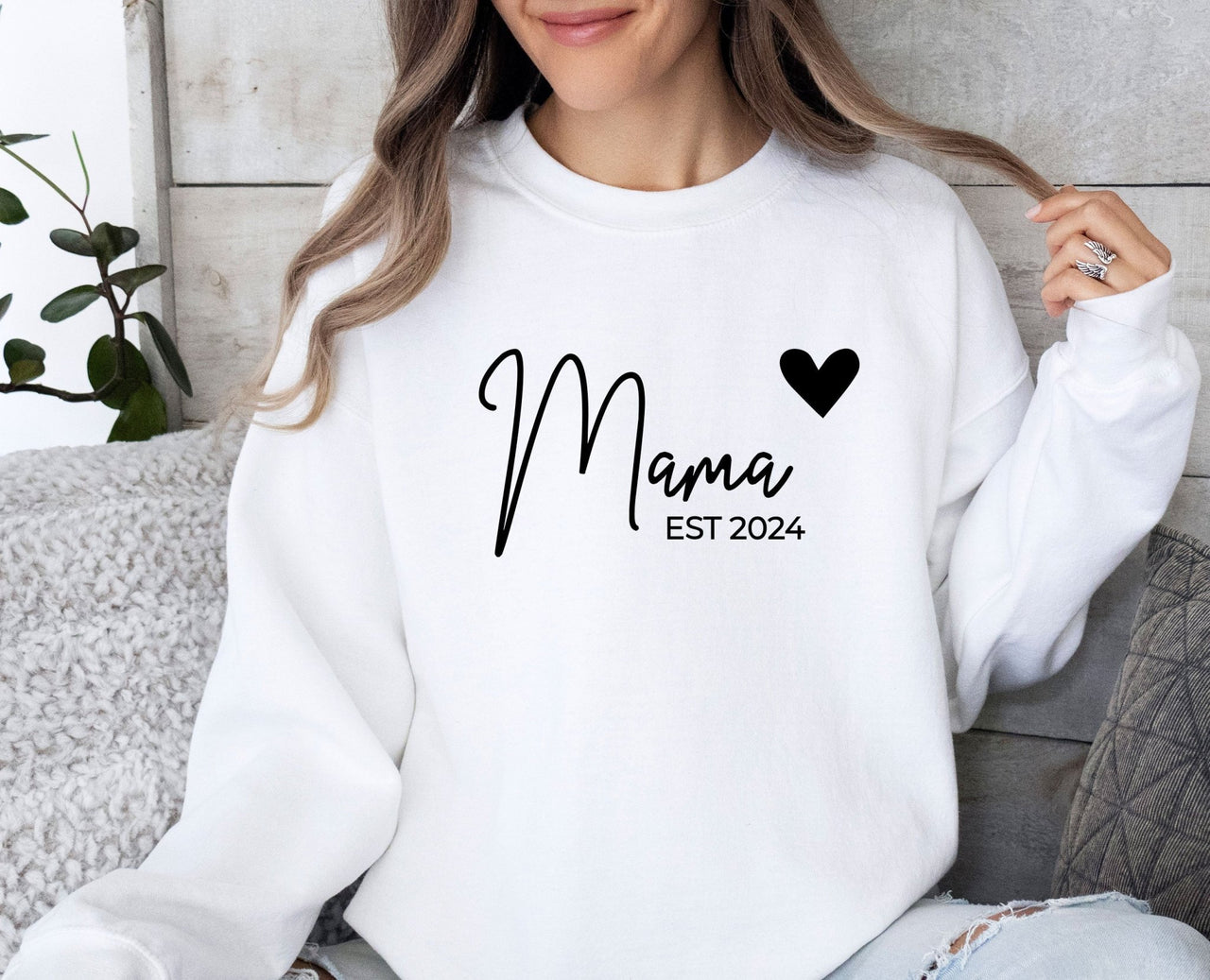 New Mama Sweatshirt - lismoreboutique - Sweatshirt - Custom_Mum_Jumper