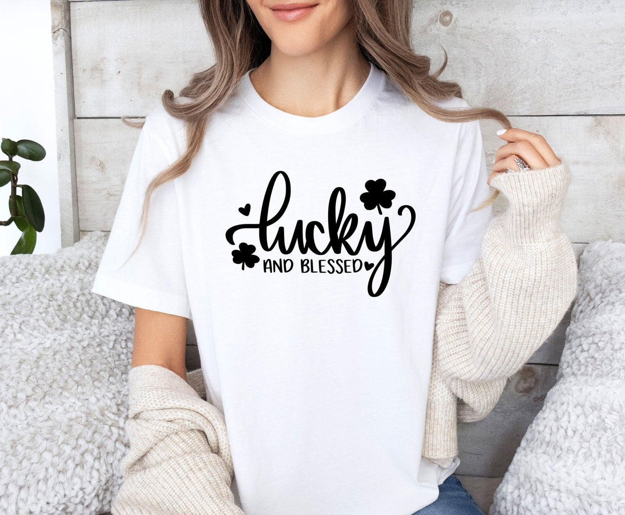 Lucky Tshirt - lismoreboutique - Unisex T-Shirt - bible_verse_shirt