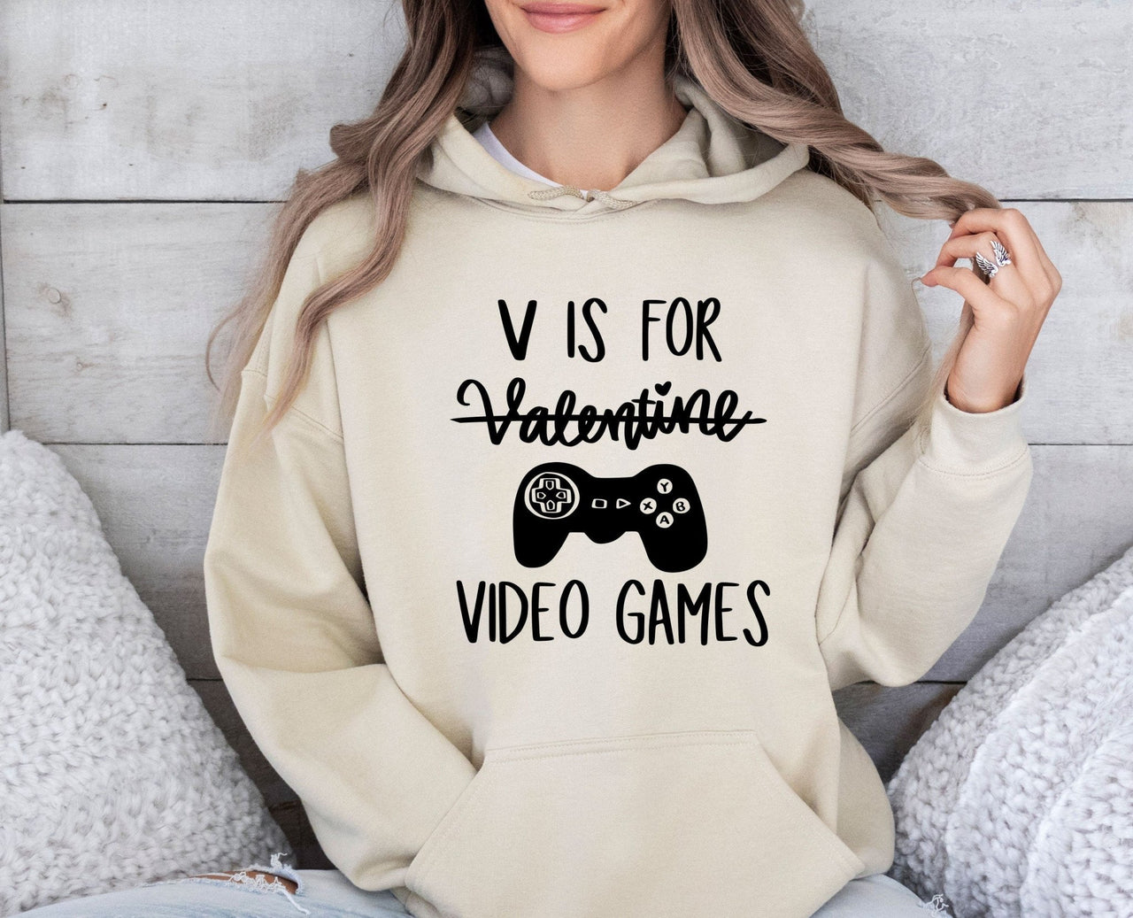 Funny Valentine Hoodie - lismoreboutique - Hoodie - Couples_Valentine