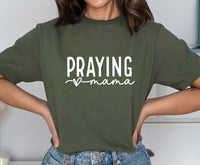 Thumbnail for Praying Mama Shirt - lismoreboutique - Unisex T-Shirt - Christian_Mom_Shirt