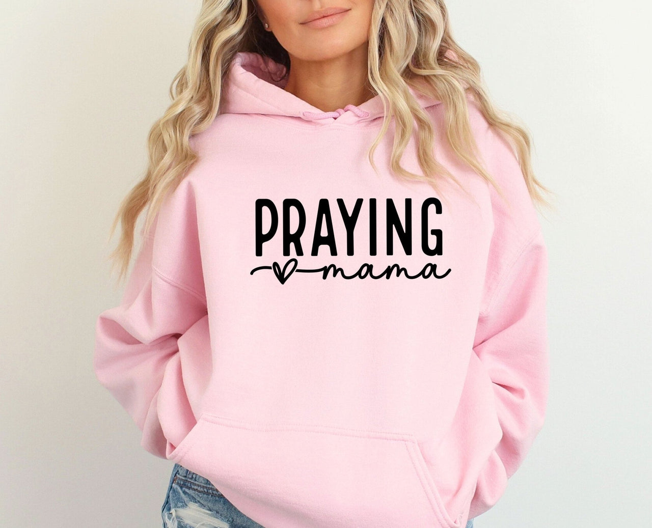 Praying Mama Hoodie - lismoreboutique - Hoodie - Christian_Mom_Gift