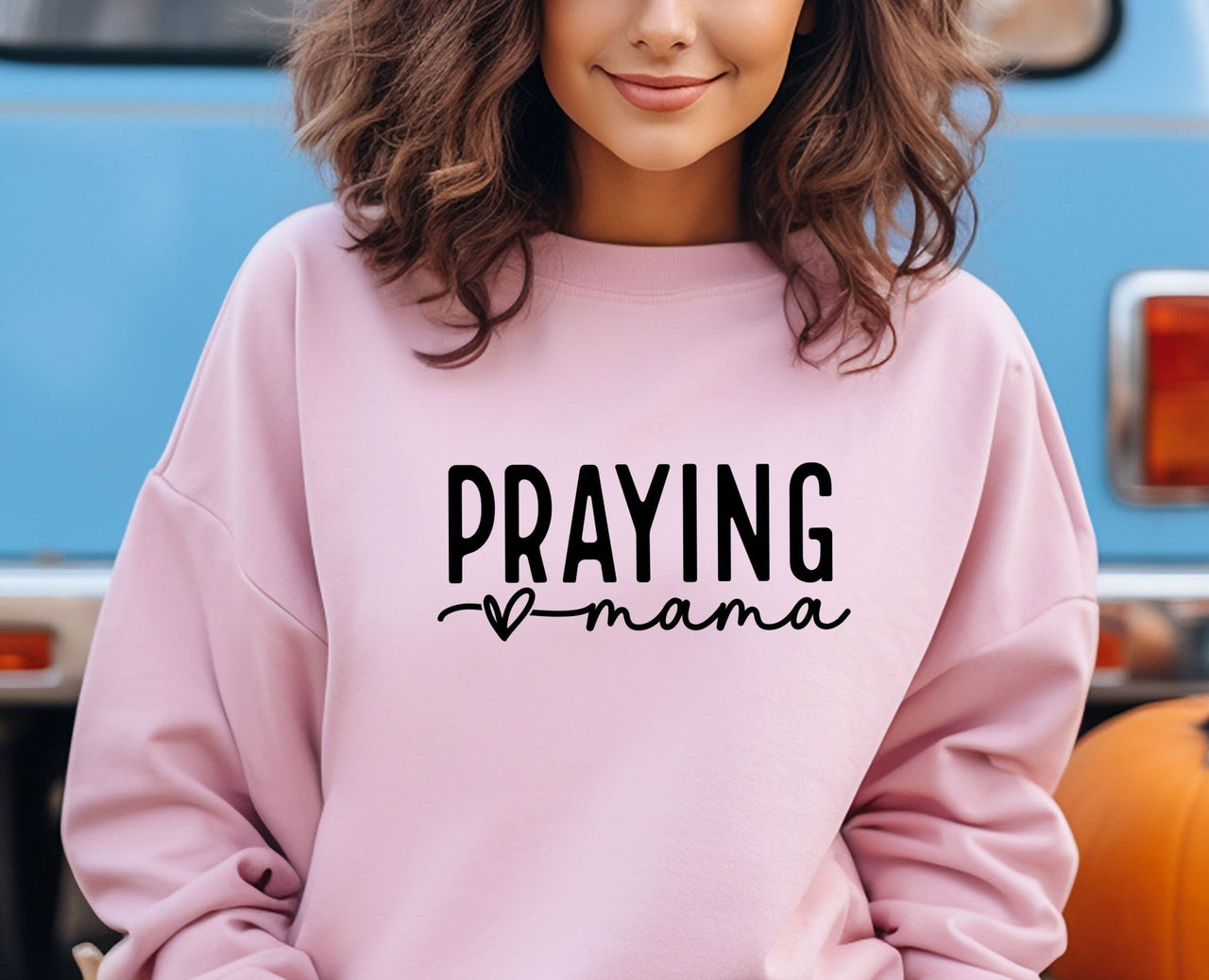 Praying Mama Sweater - lismoreboutique - Sweatshirt - Christian_Mom_Gift