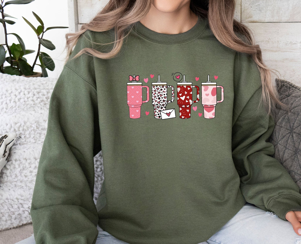 Retro Valentine Hoodie - lismoreboutique - Hoodie - coffee_lover_hoodie