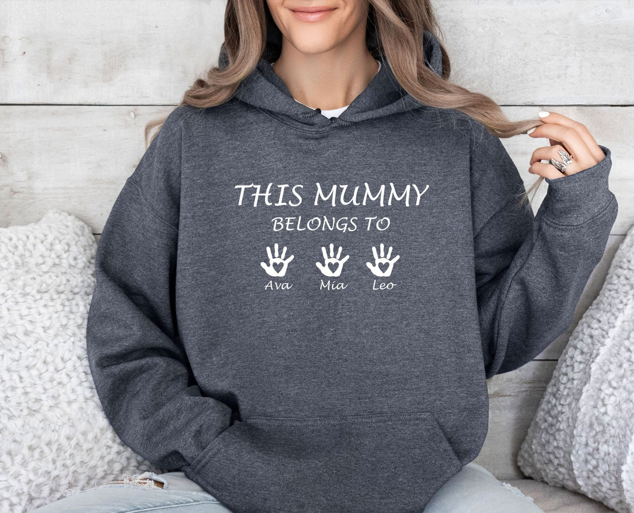 This Mummy Belongs - lismoreboutique - Hoodie - Custom_Mama_Hoodie