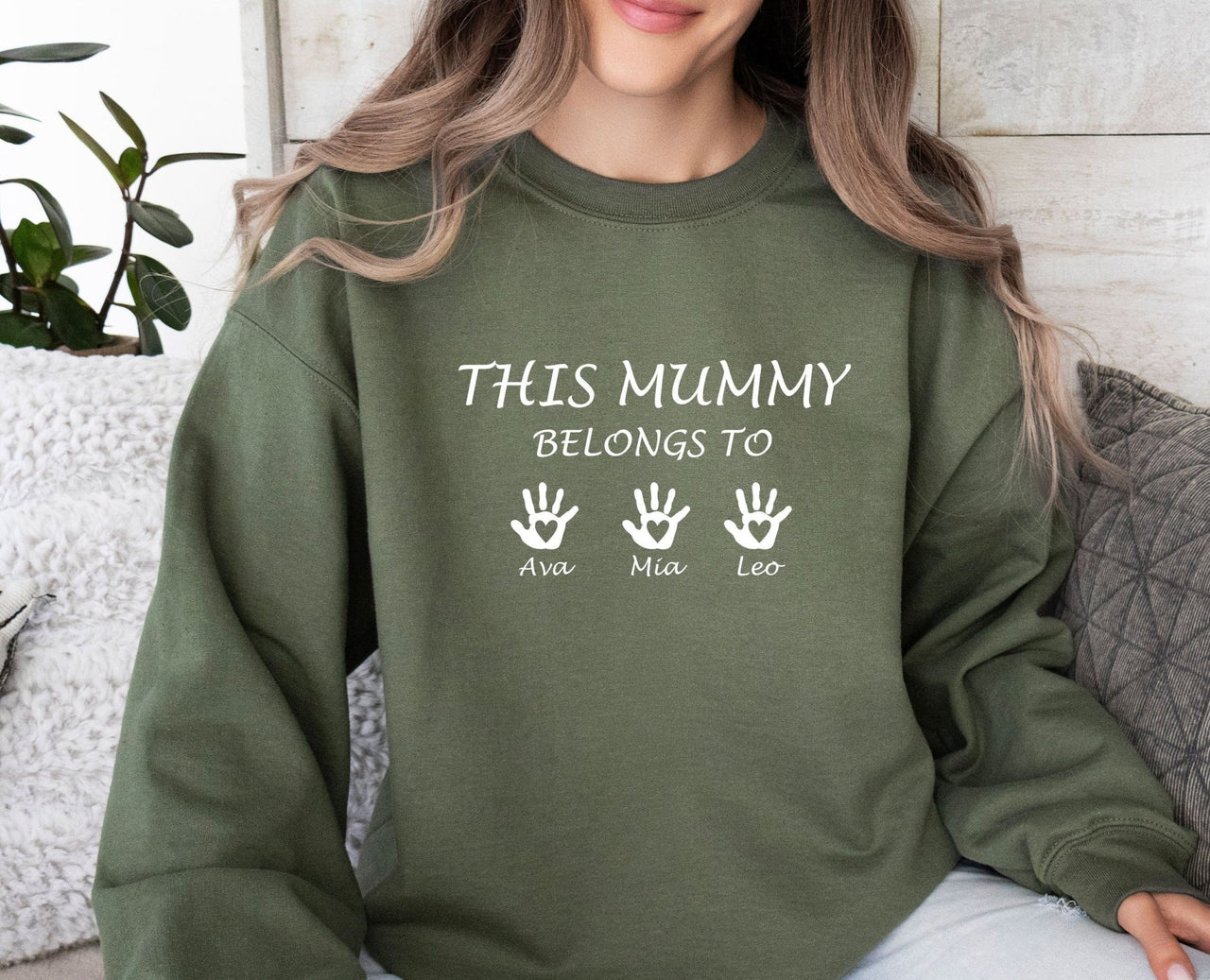 Mummy Sweatshirt - lismoreboutique - Sweatshirt - Custom_Mama_Gift