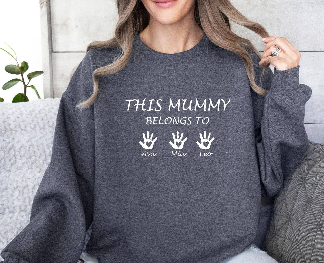 Mummy Sweatshirt - lismoreboutique - Sweatshirt - Custom_Mama_Gift