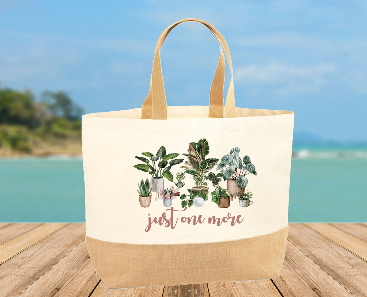 Plant Jute Bag - lismoreboutique - Jute - Crazy_Plant_Lady