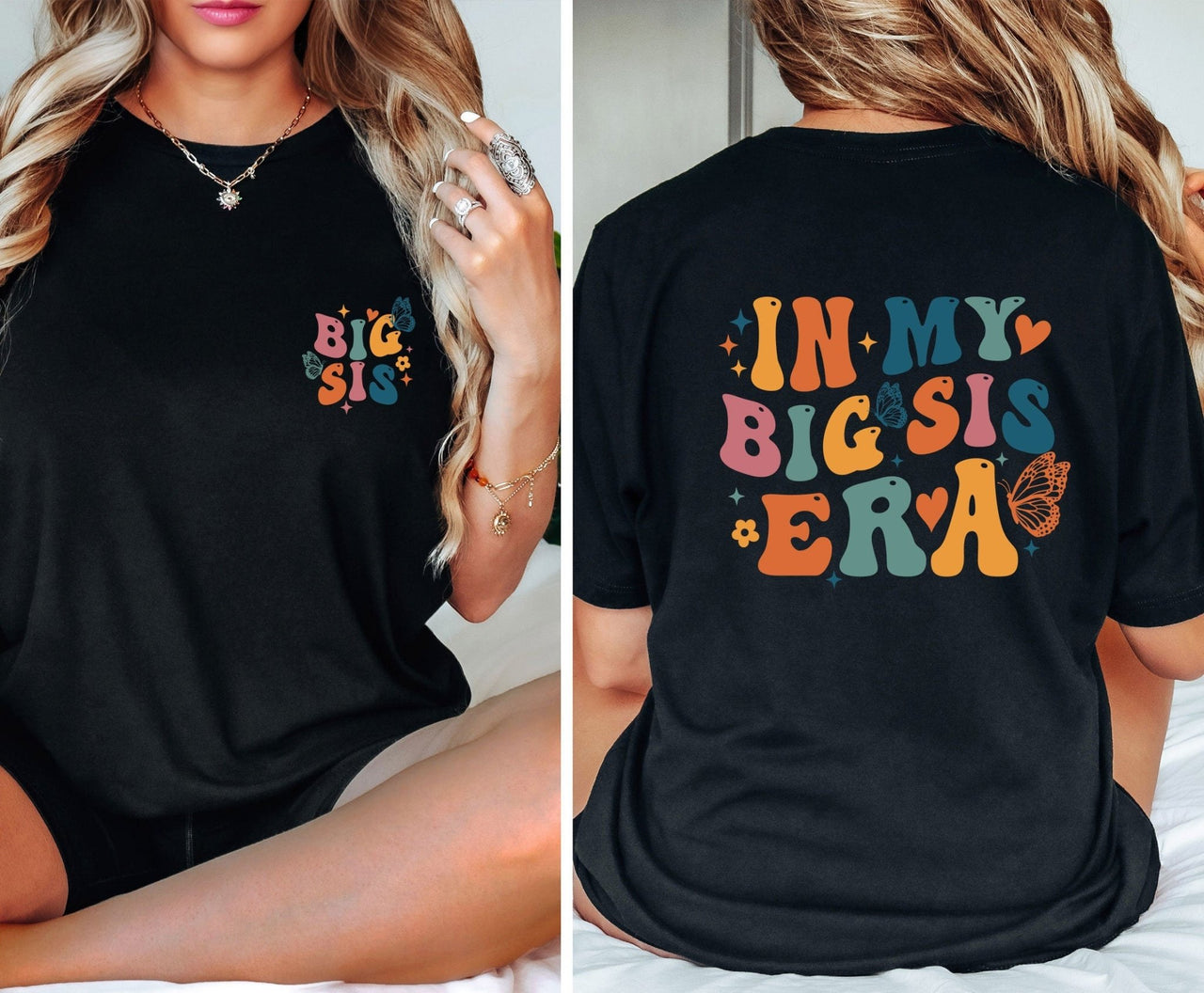 Sister T shirt - lismoreboutique - Unisex T-Shirt - Big_Sister_Era_Shirt