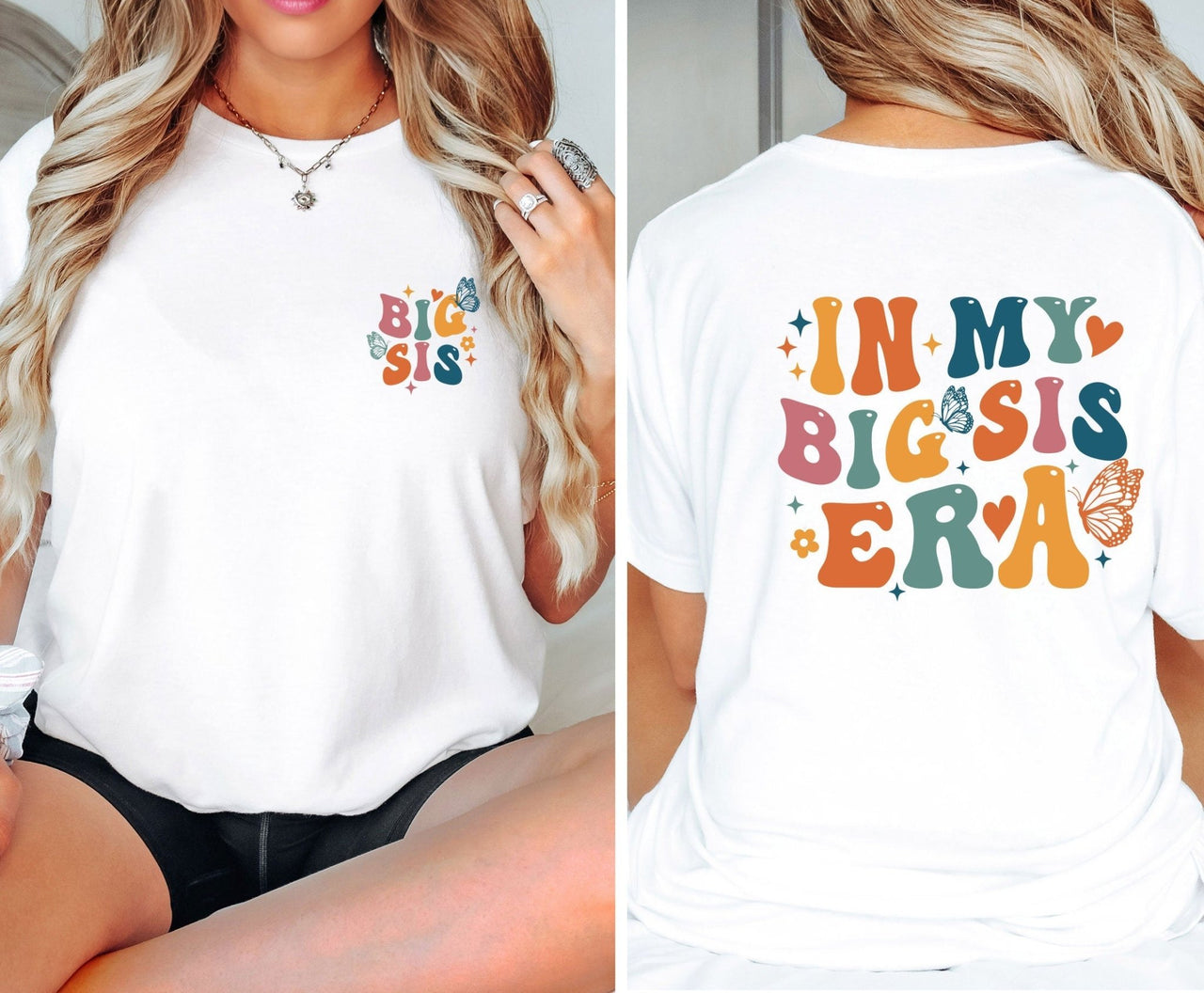 Sister T shirt - lismoreboutique - Unisex T-Shirt - Big_Sister_Era_Shirt