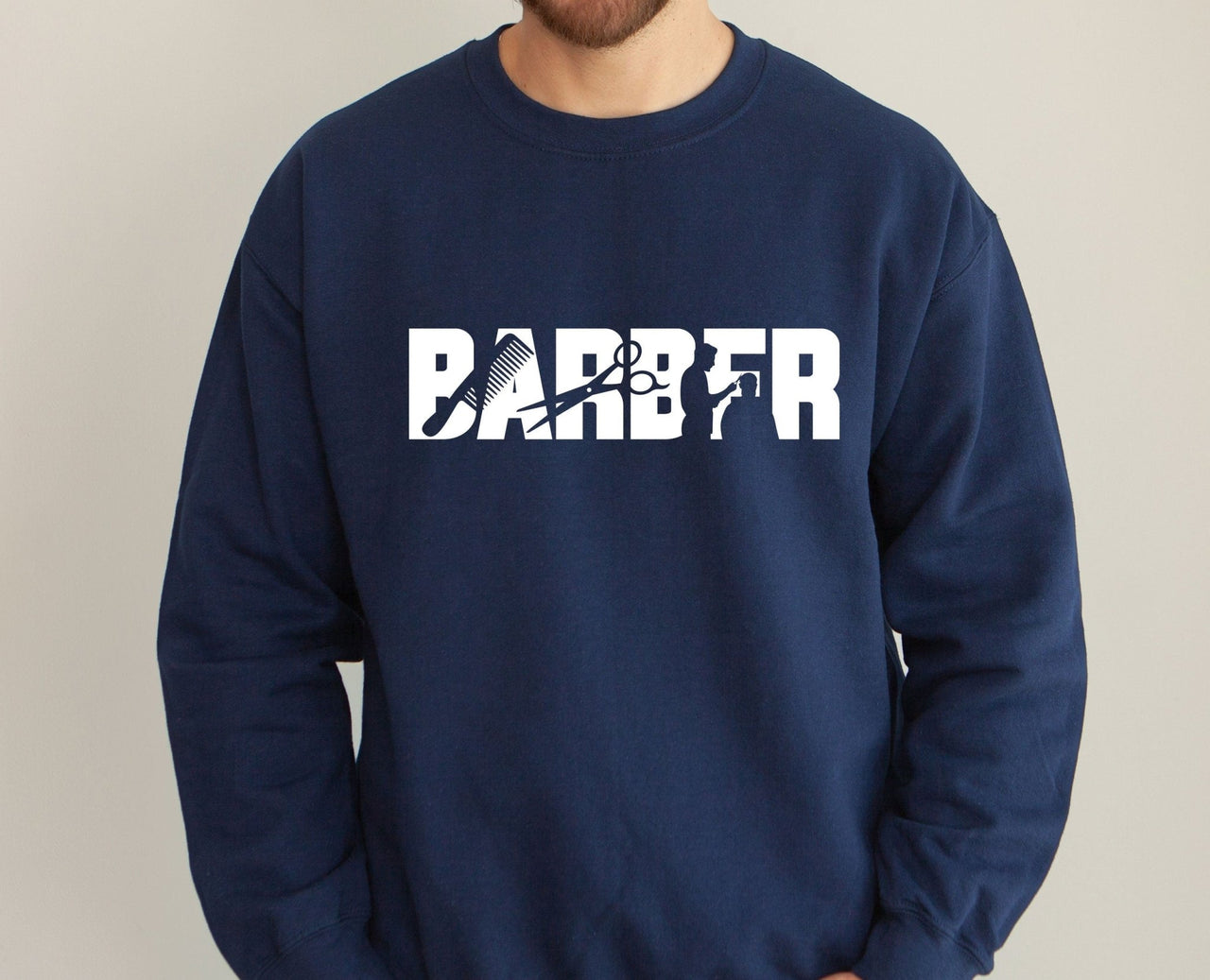 Barber Sweatshirt - lismoreboutique - Sweatshirt - barber_crewneck