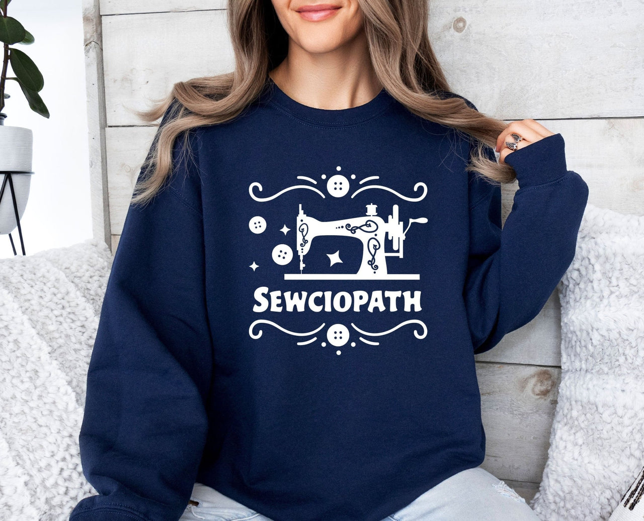 Sewing Sweatshirt - lismoreboutique - Sweatshirt - Cute_Sewing_Gifts