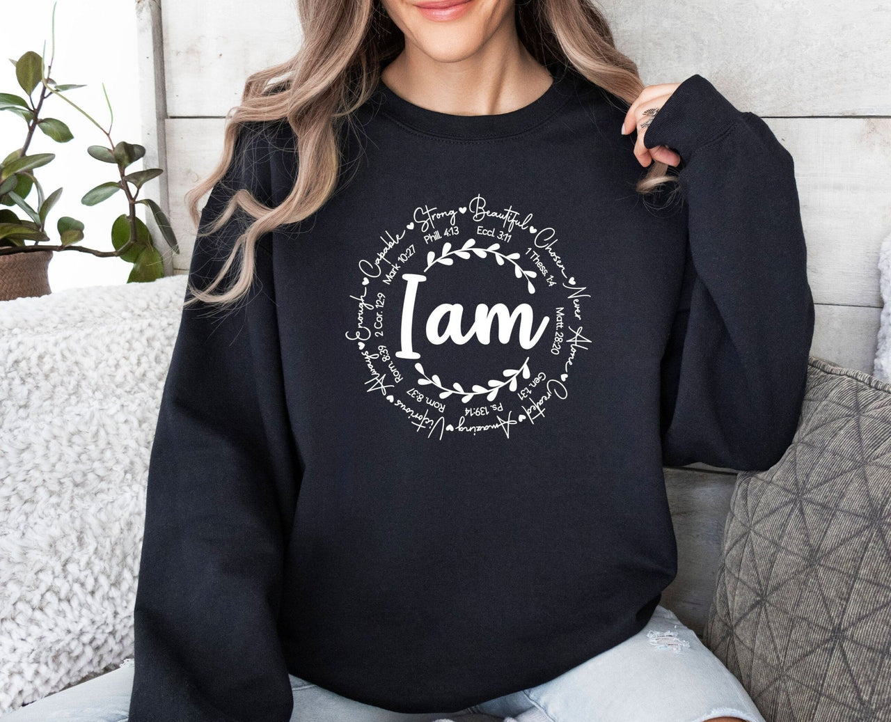 Bible Verse Sweatshirt - lismoreboutique - Sweatshirt - Bible_Verse_top