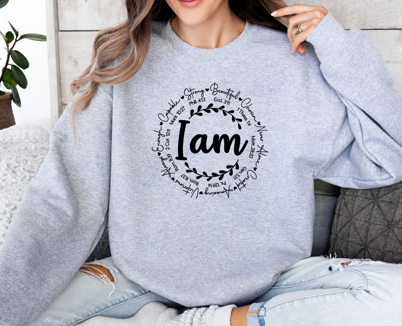 Bible Verse Sweatshirt - lismoreboutique - Sweatshirt - Bible_Verse_top