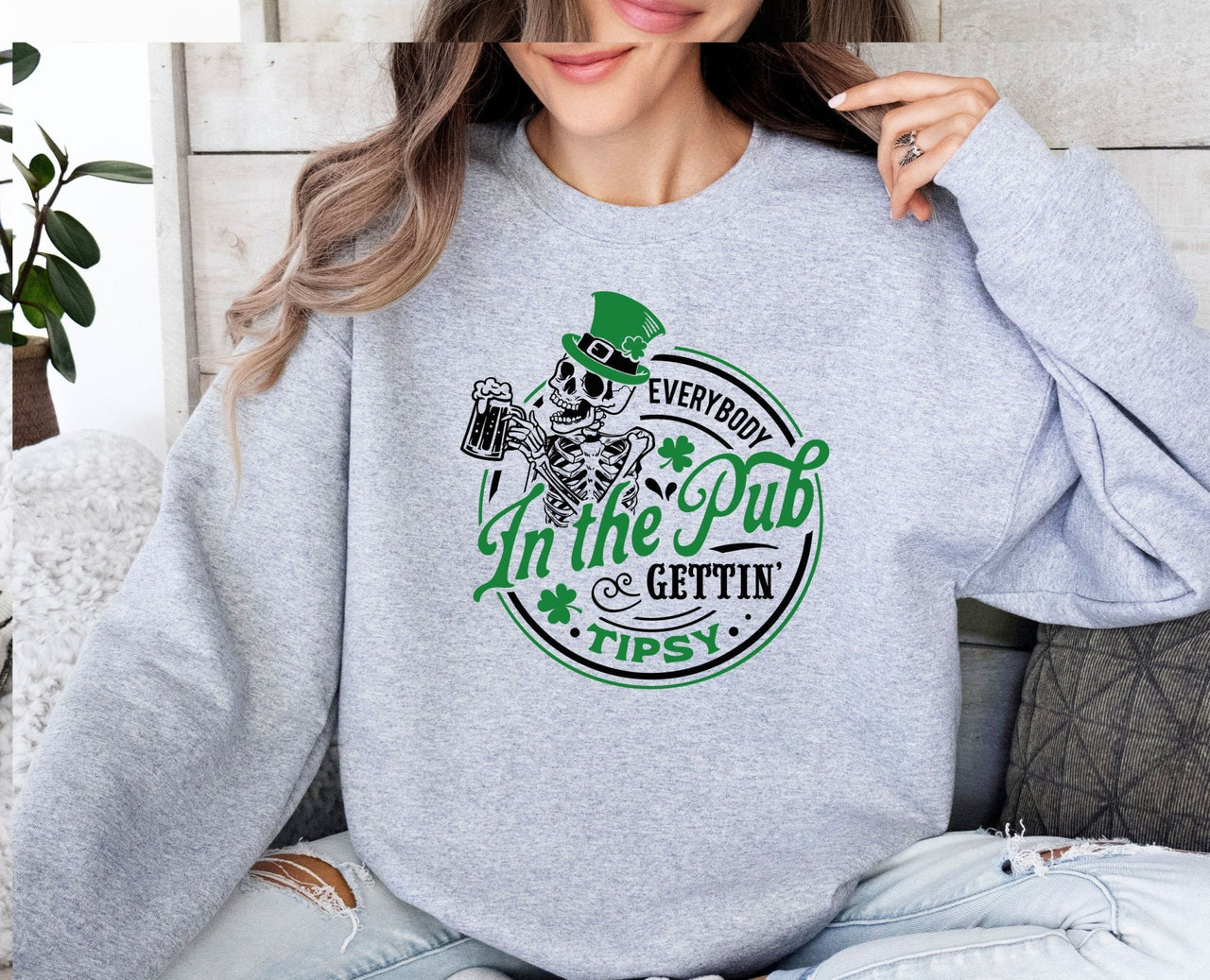 Drinking Sweatshirt - lismoreboutique - Sweatshirt - Drinking_Sweatshirt