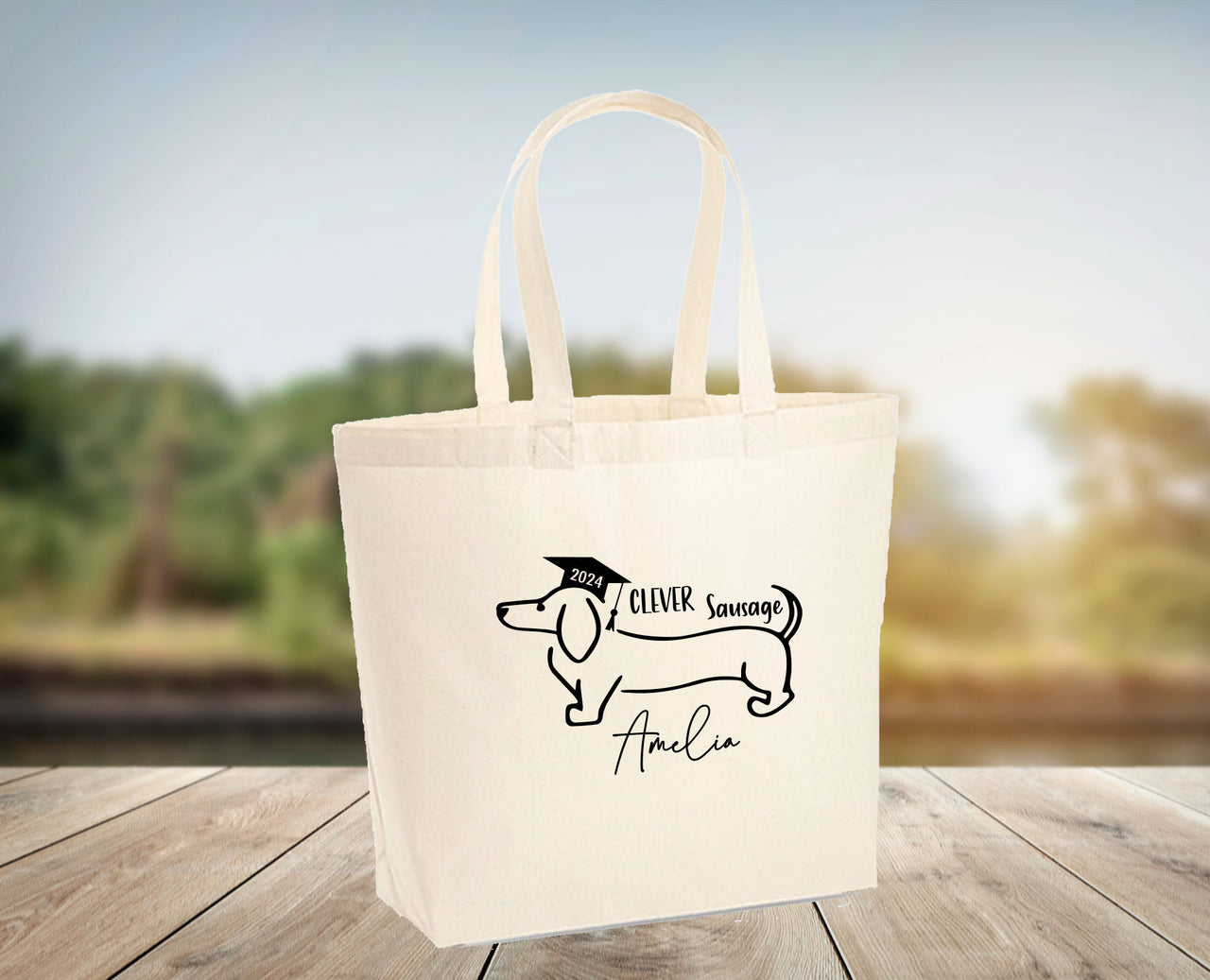 Graduation Tote Bag - lismoreboutique - Tote - clever_sausage_gift