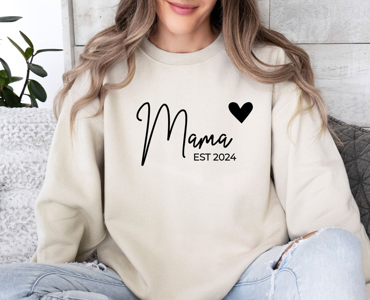 New Mama Sweatshirt - lismoreboutique - Sweatshirt - Custom_Mum_Jumper