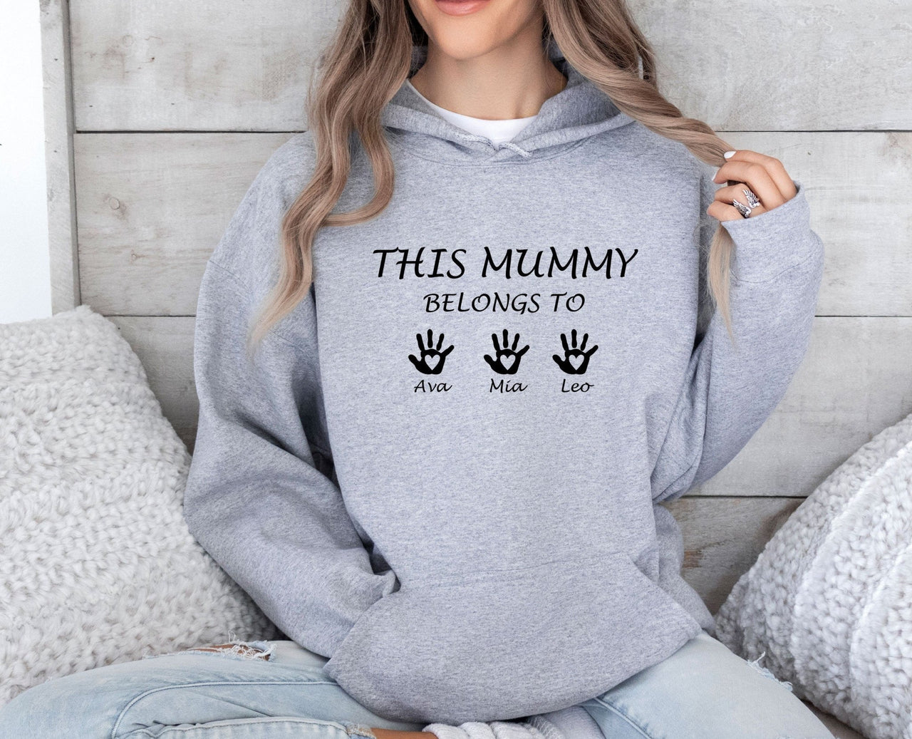 This Mummy Belongs - lismoreboutique - Hoodie - Custom_Mama_Hoodie