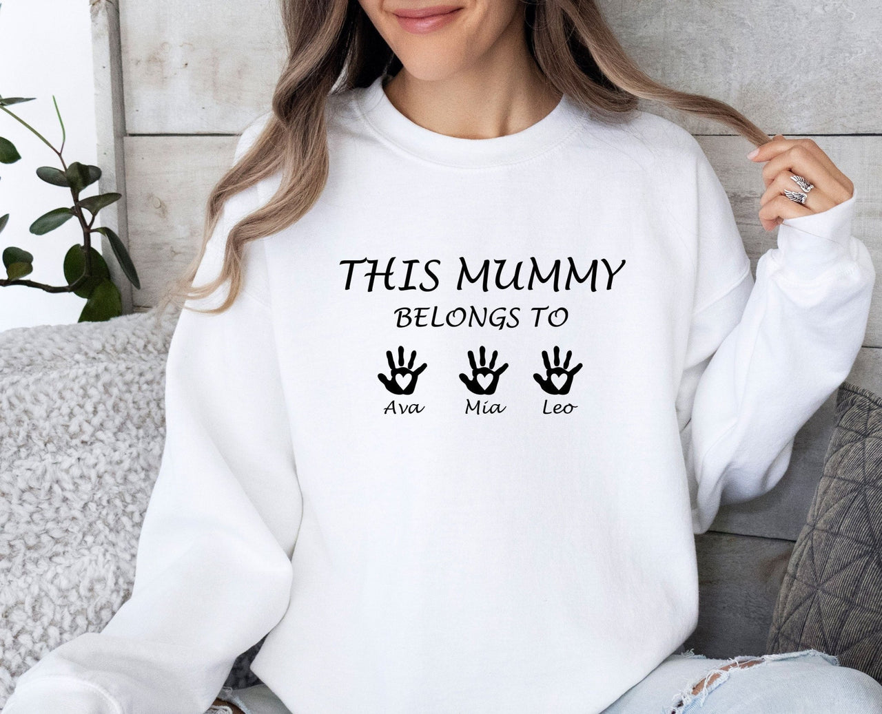 Mummy Sweatshirt - lismoreboutique - Sweatshirt - Custom_Mama_Gift