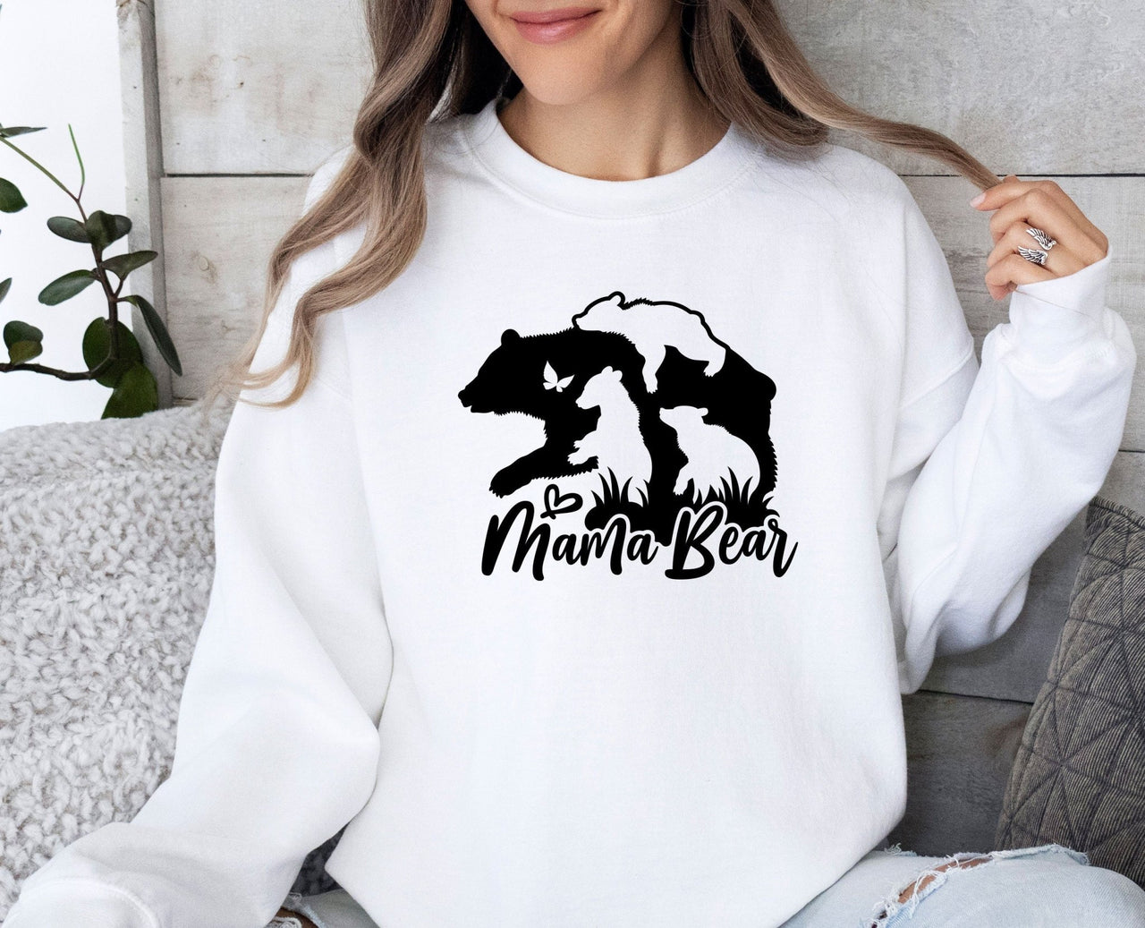 Mama Bear Sweatshirt - lismoreboutique - Sweatshirt - cute_mama_jumper