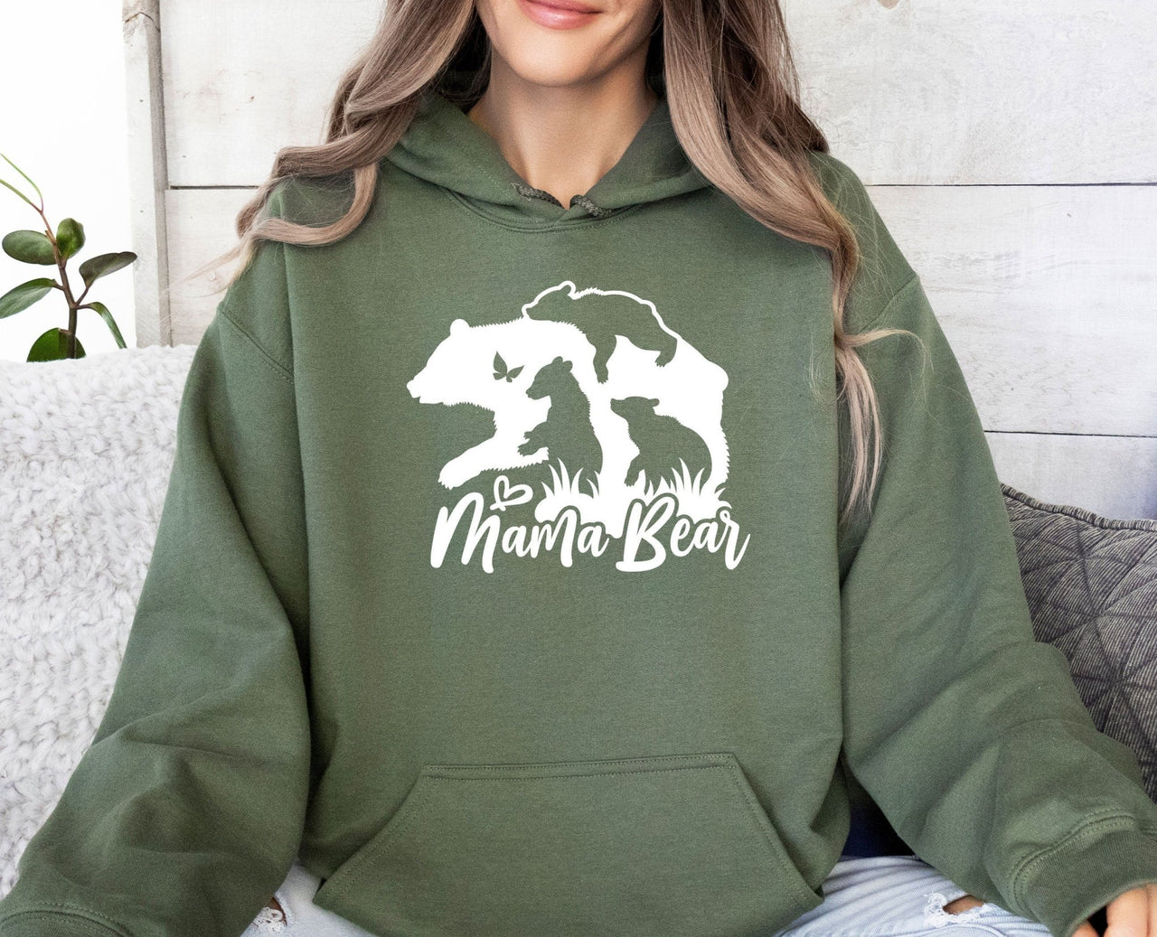 Mama Bear Hoodie - lismoreboutique - Hoodie - cute_mama_hoodie