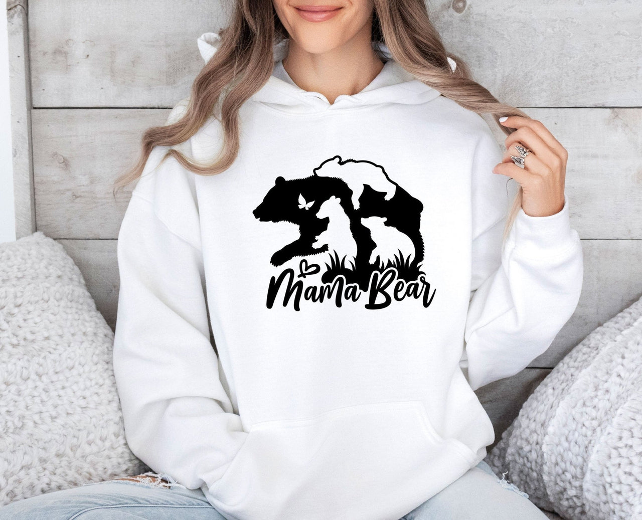 Mama Bear Hoodie - lismoreboutique - Hoodie - cute_mama_hoodie