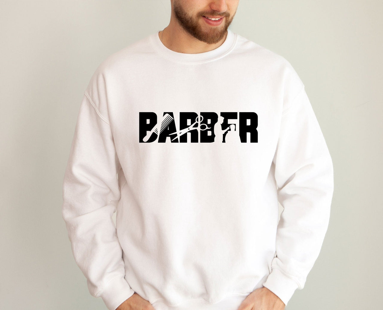 Barber Sweatshirt - lismoreboutique - Sweatshirt - barber_crewneck