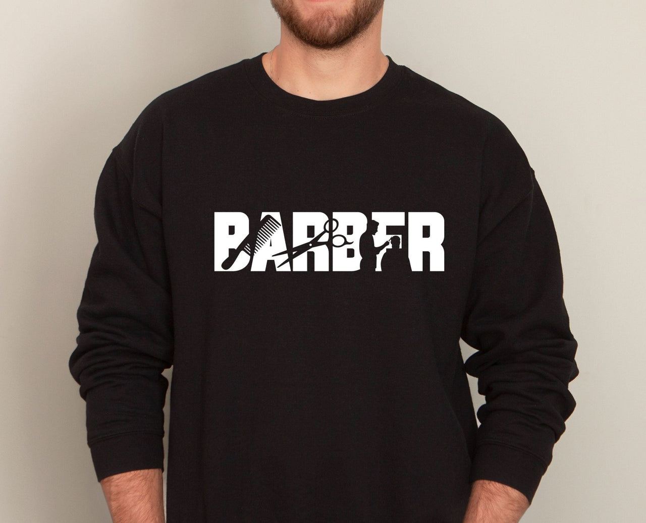 Barber Sweatshirt - lismoreboutique - Sweatshirt - barber_crewneck