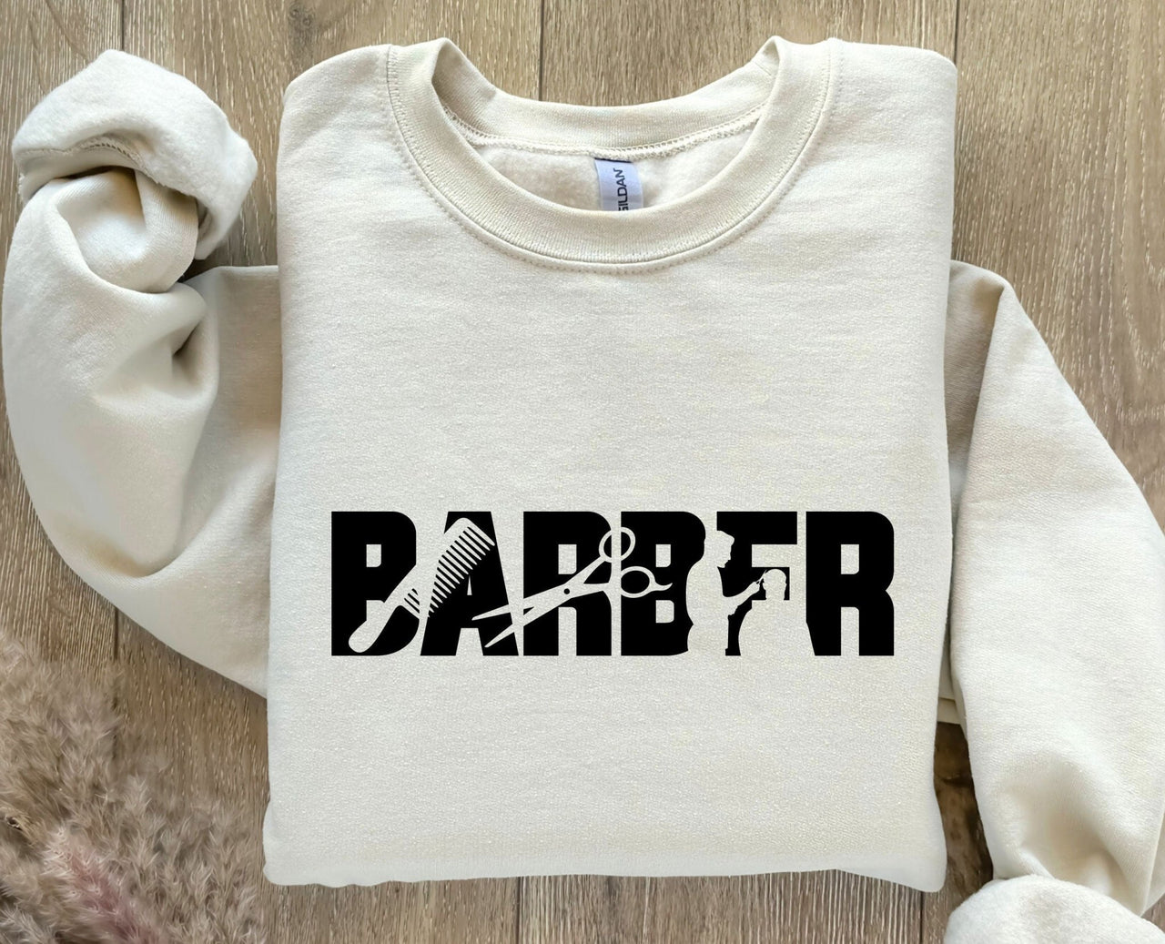 Barber Sweatshirt - lismoreboutique - Sweatshirt - barber_crewneck