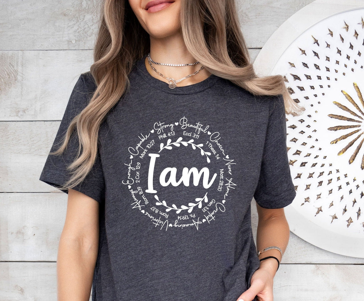 I am Bible Verse Shirt - lismoreboutique - Unisex T-Shirt - Bible_Verse_Tshirt