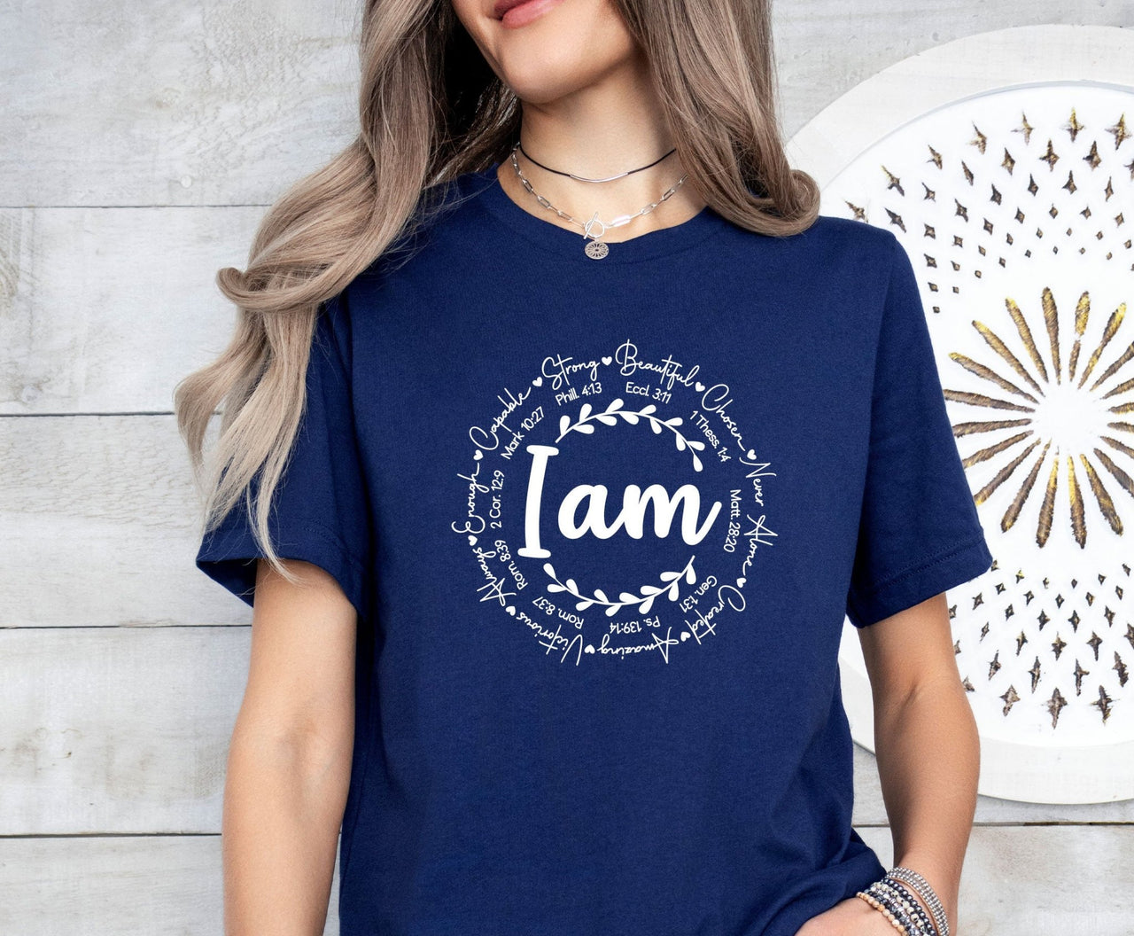 I am Bible Verse Shirt - lismoreboutique - Unisex T-Shirt - Bible_Verse_Tshirt