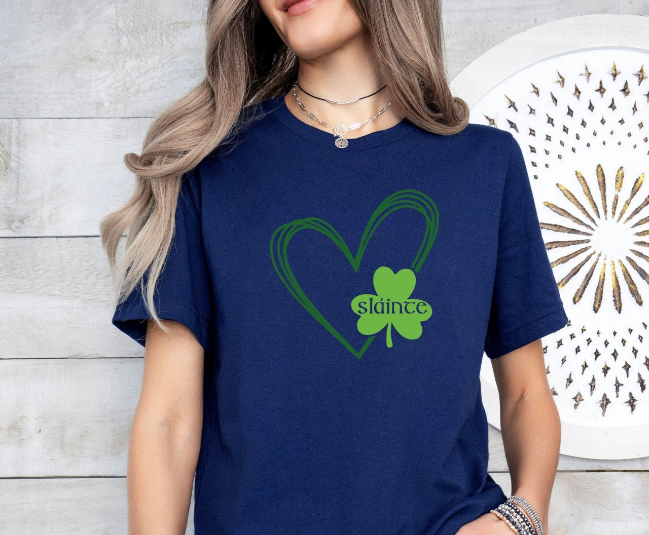 Slainte Tshirt - lismoreboutique - Unisex T-Shirt - Clover_T_shirt