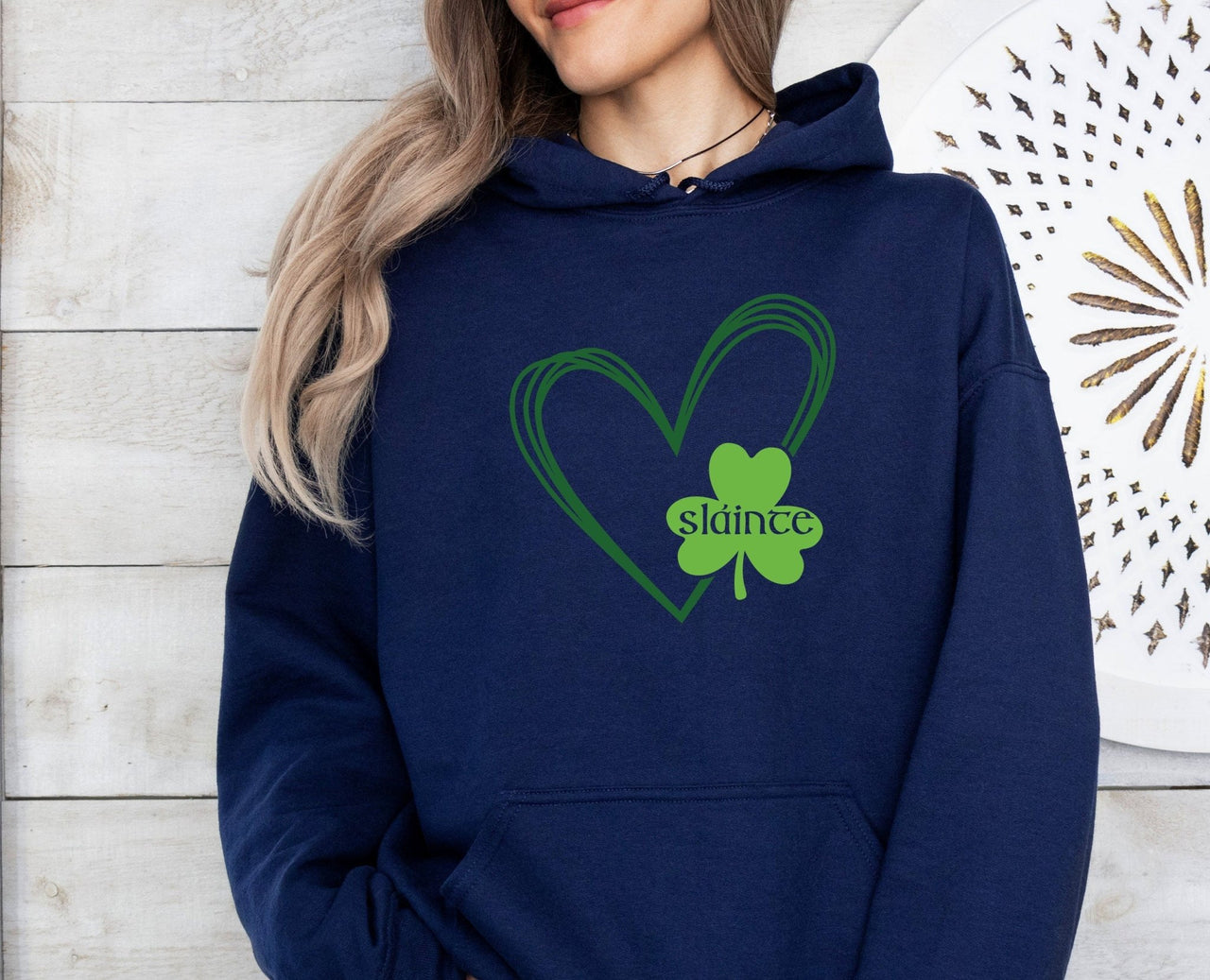 Slainte Hoodie - lismoreboutique - Hoodie - Clover_Hoodie