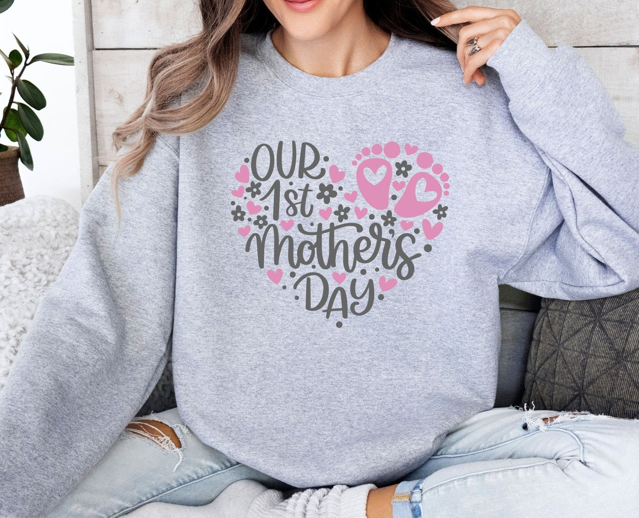 New Mum Sweatshirt - lismoreboutique - Sweatshirt - cute_mother_jumper