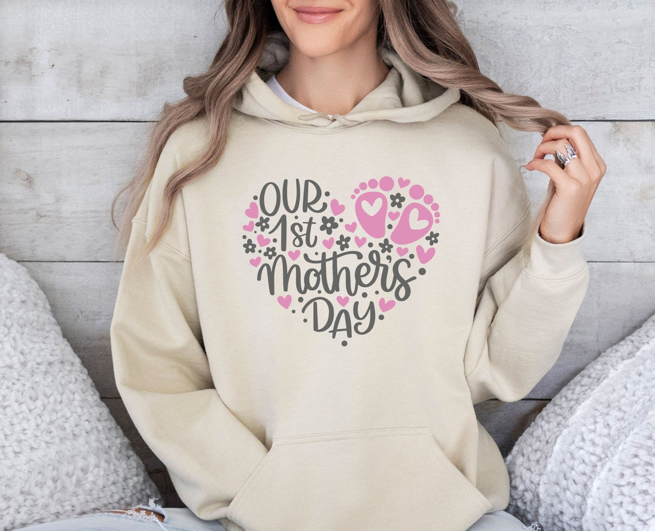 New Mum Hoodie - lismoreboutique - Hoodie - cute_mother_hoodie