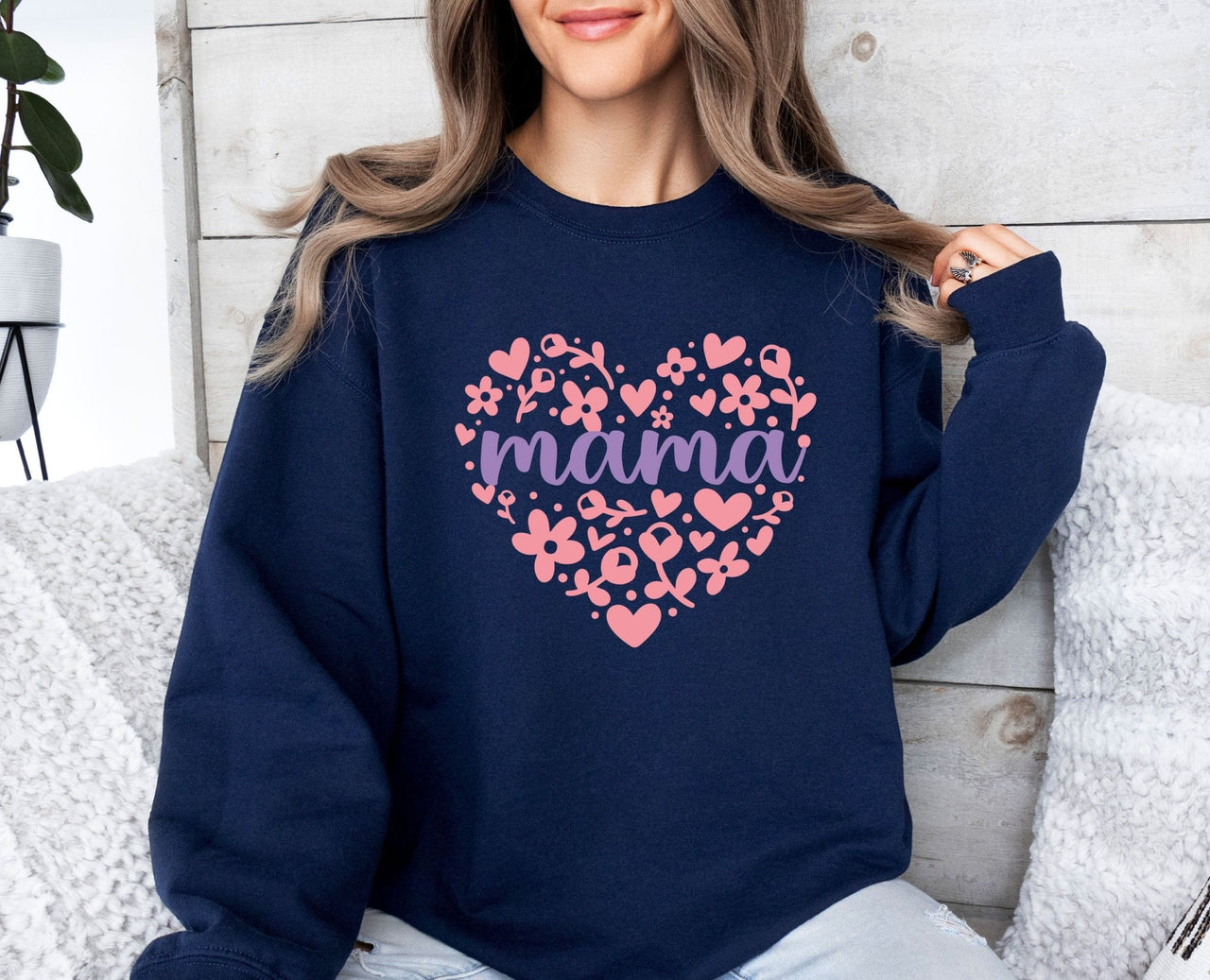 Floral Mama Sweatshirt - lismoreboutique - Sweatshirt - Cute_Mama_Crewneck