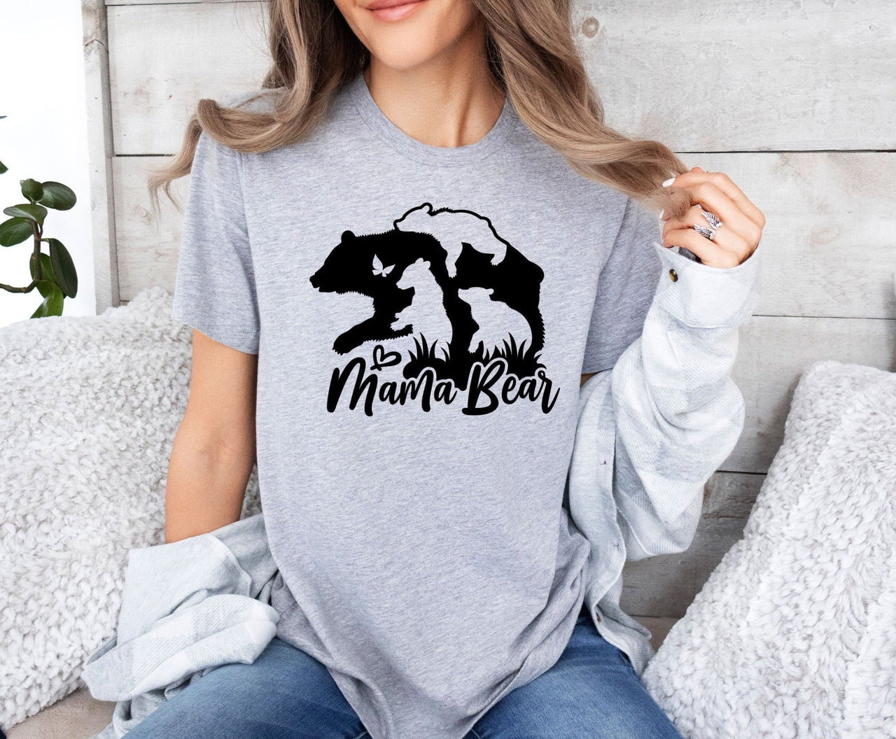 Mama Bear Shirt - lismoreboutique - Unisex T-Shirt - cute_mama_tshirt