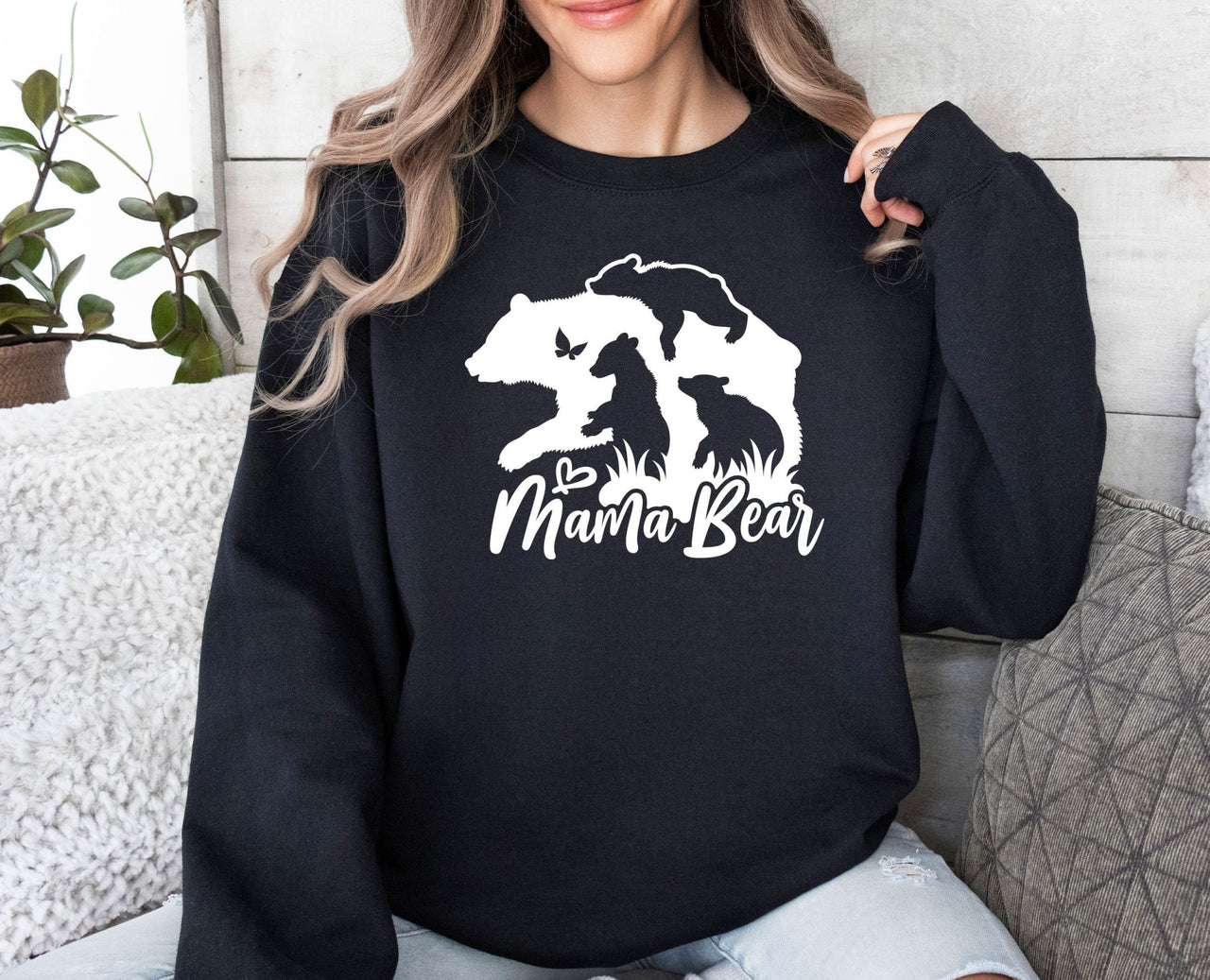 Mama Bear Sweatshirt - lismoreboutique - Sweatshirt - cute_mama_jumper