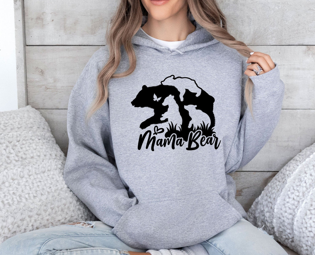 Mama Bear Hoodie - lismoreboutique - Hoodie - cute_mama_hoodie