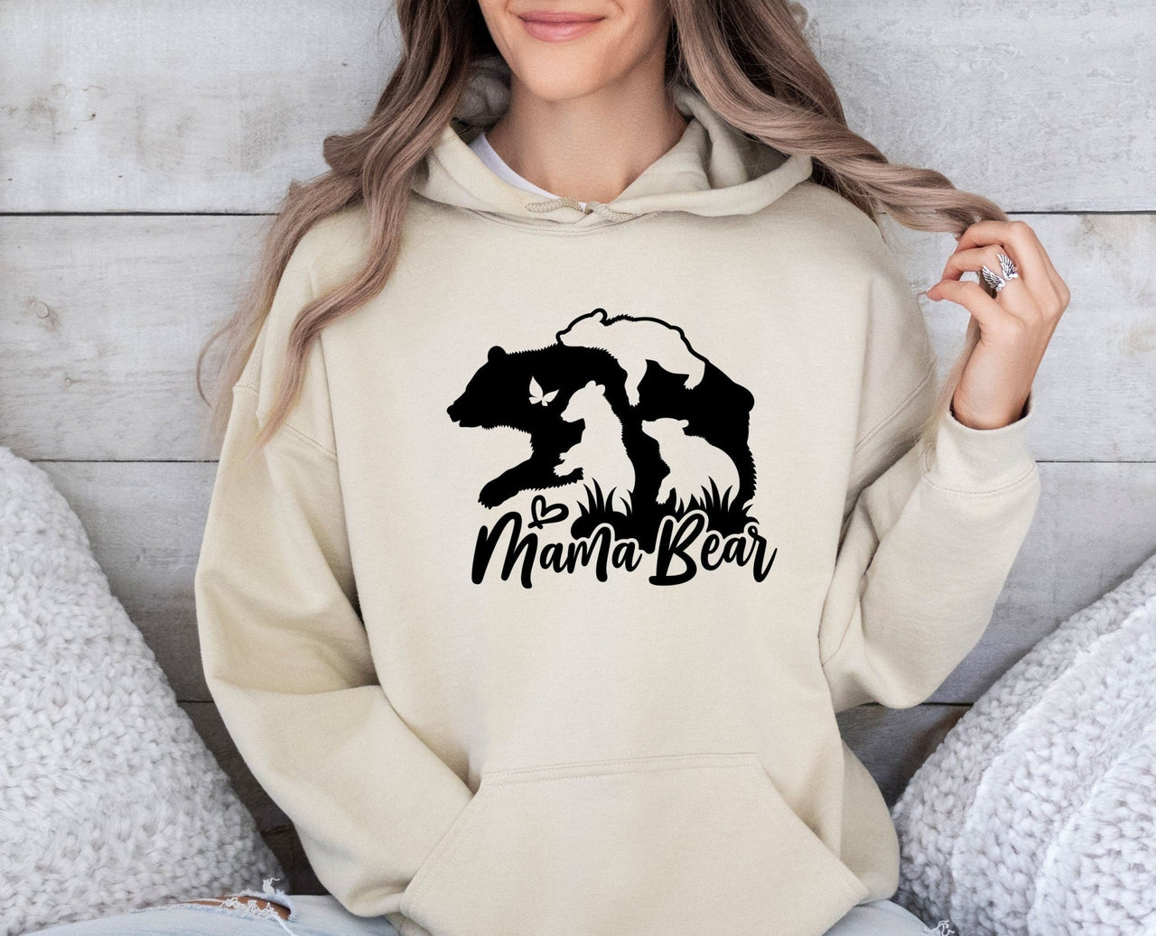 Mama Bear Hoodie - lismoreboutique - Hoodie - cute_mama_hoodie