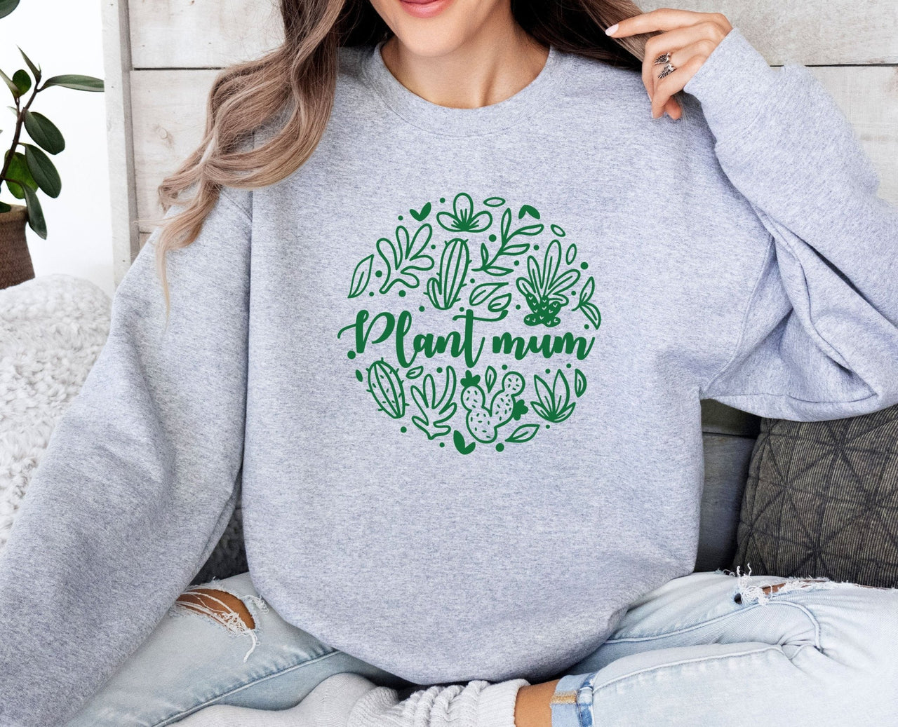 Plant Mum Sweatshirt - lismoreboutique - Sweatshirt - crazy_plant_lady