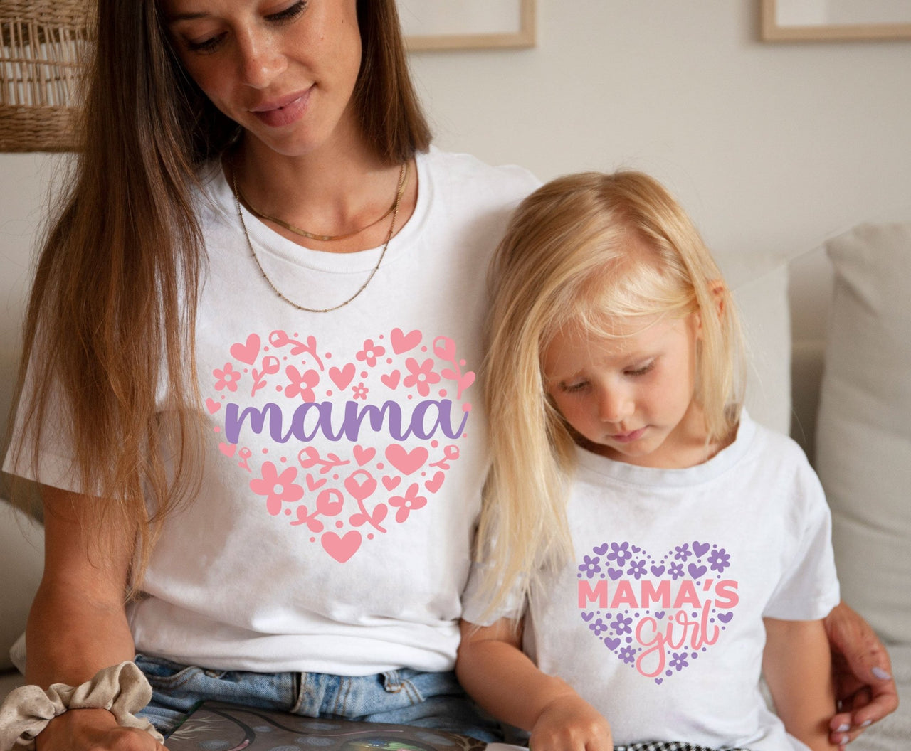 Mama's Girl Shirt - lismoreboutique - Unisex T-Shirt - Daughter_and_Me