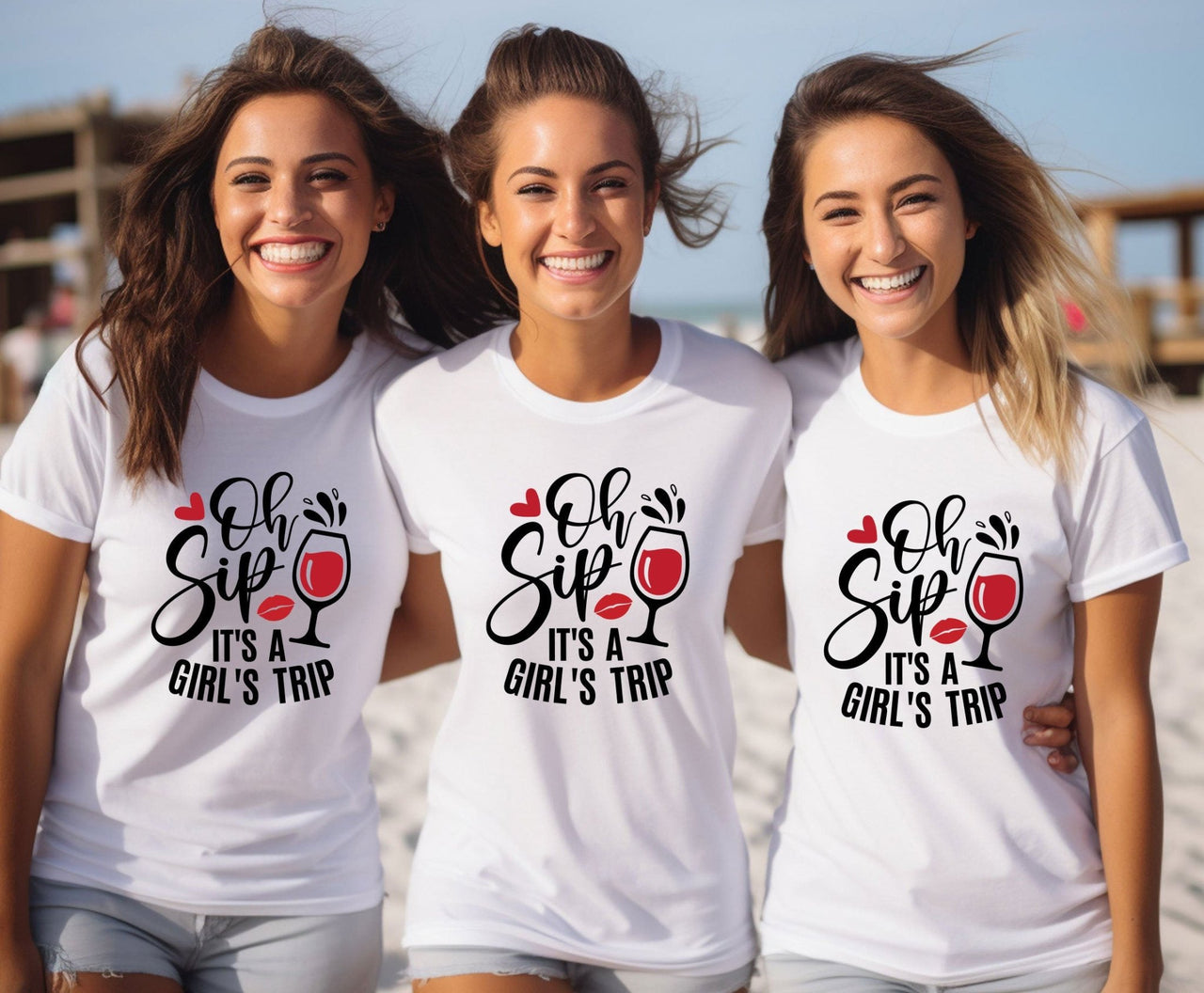 Girls Trip Shirt - lismoreboutique - Unisex T-Shirt - Best_Friends_Trip