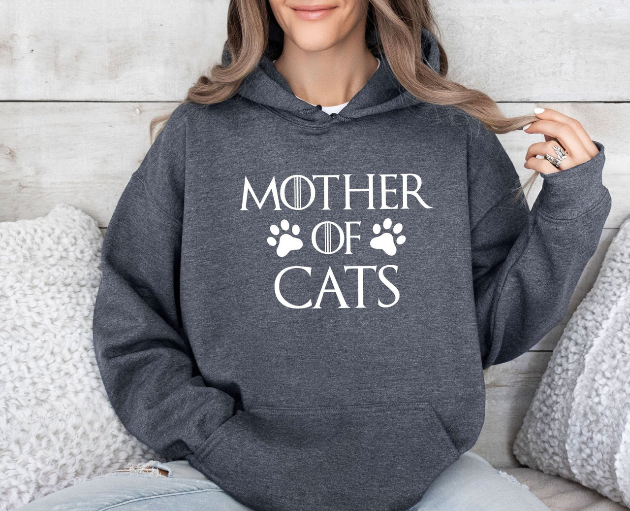 Mother Of Cats Hoodie - lismoreboutique - Hoodie - Cat_Hoodie