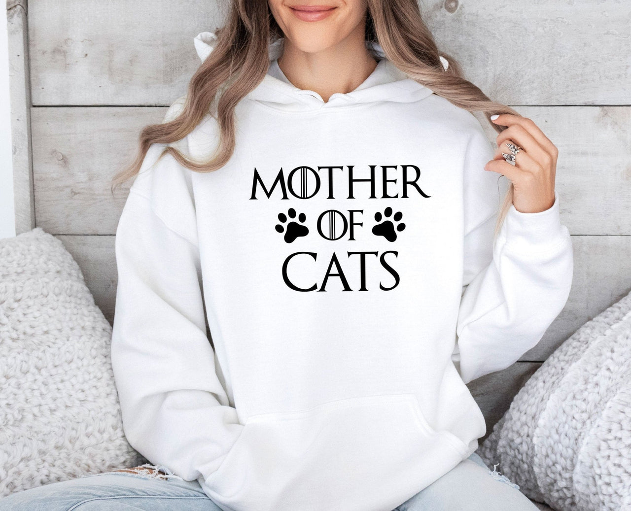 Mother Of Cats Hoodie - lismoreboutique - Hoodie - Cat_Hoodie